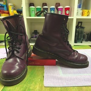 Dr Martens Size 8 Boots, Purple